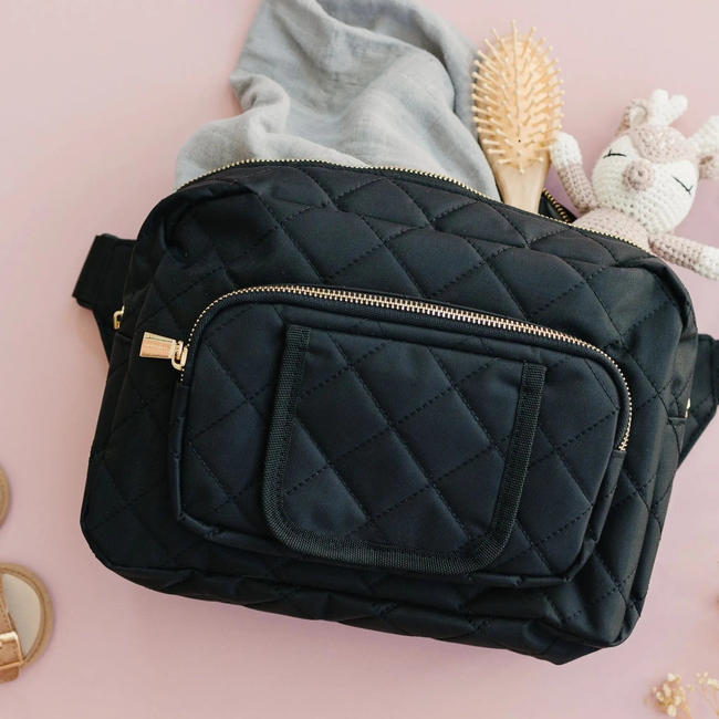 The Jetsetter Mini Diaper Bag - Black-gallery-40925261168789