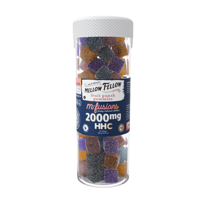 HHC M-Fusions Fruit Punch Gummies - 40 Ct. 2000mg-gallery-37327765176526