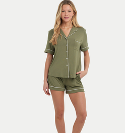 Short Sleeve Bamboo Pajama Set