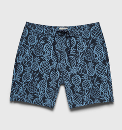 Duke 7.25” Pineapple Boardshort - Blue