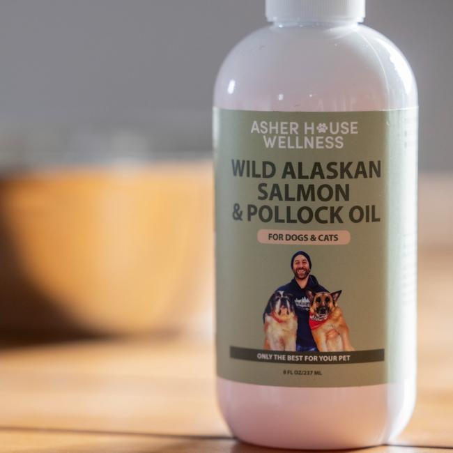 Wild Alaskan Salmon & Pollock Oil | Brain + Heart - for Pets-gallery-35118016659665