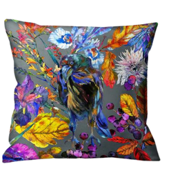 Ravenswood Mystery Left Facing Bird Pillow