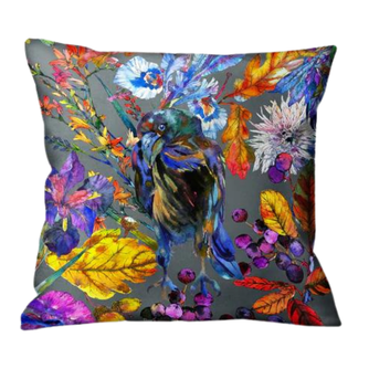 Ravenswood Mystery Left Facing Bird Pillow