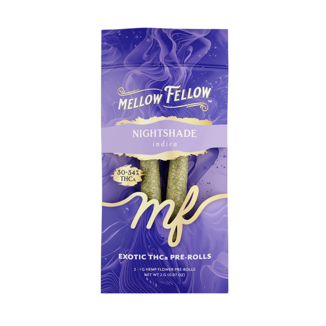 THCa Prerolls - 2 pc 2g Private Reserve Exotic - Nightshade (Indica)-gallery-38508450775246