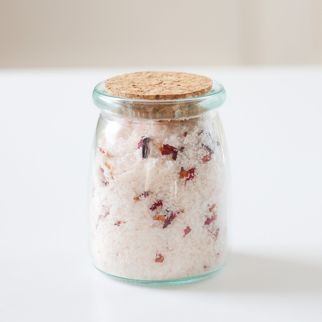 Velvet Rose Bath Salts - 6 oz Luxury Spa Soak with Himalayan Pink Salt-gallery-33360395894854