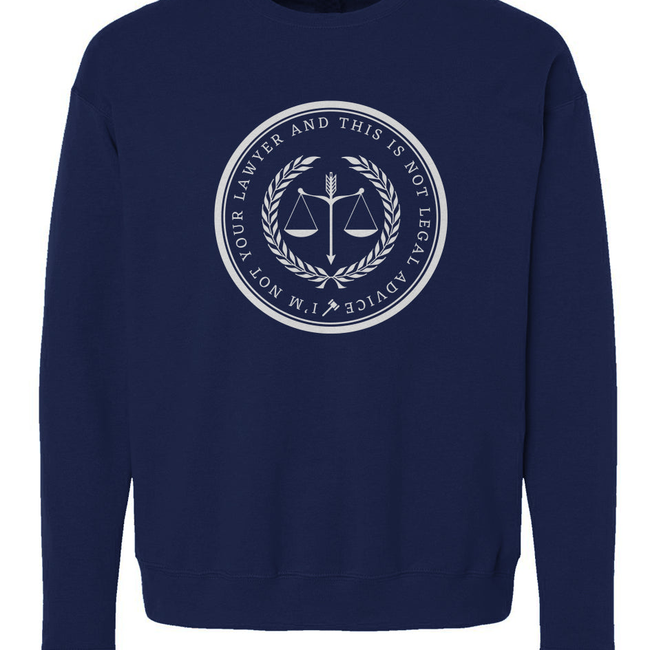 Not Your Lawyer Fleece Sweatshirt-gallery-32679813447746