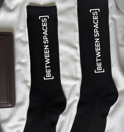 Between Spaces Statement Socks