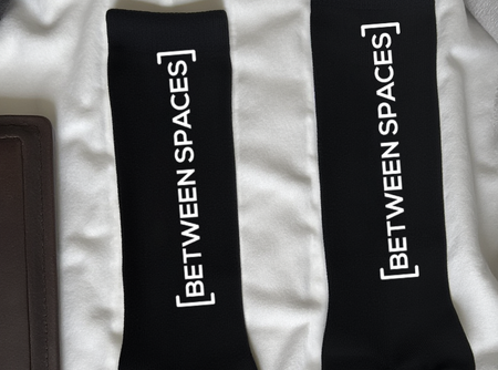 Between Spaces Statement Socks