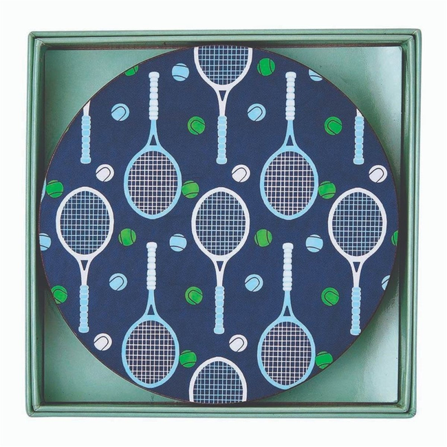 Tennis Round Coaster - Set of 4-gallery-32767370756183