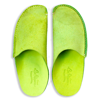 Green CP Slippers Minimalist