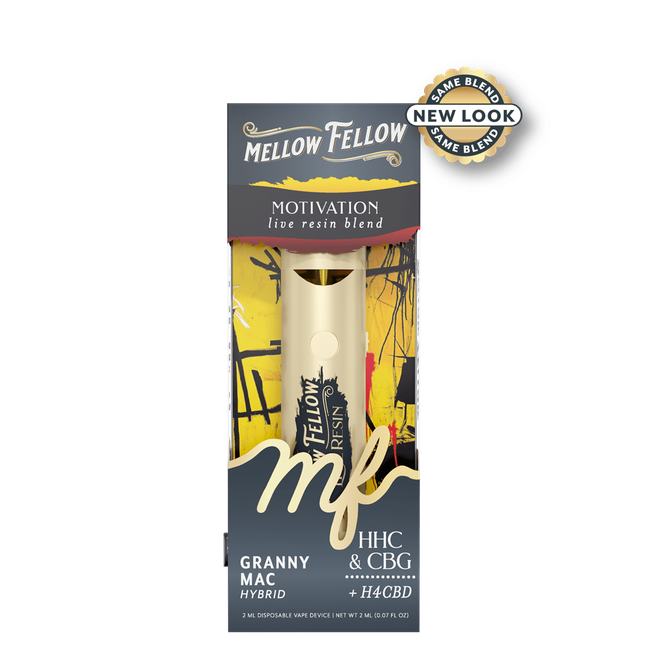 Motivation Blend 2ml Live Resin Disposable Vape - Granny Mac (Hybrid)-gallery-36989971988686