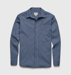 Brian Gingham Shirt - Blue Check GIngham