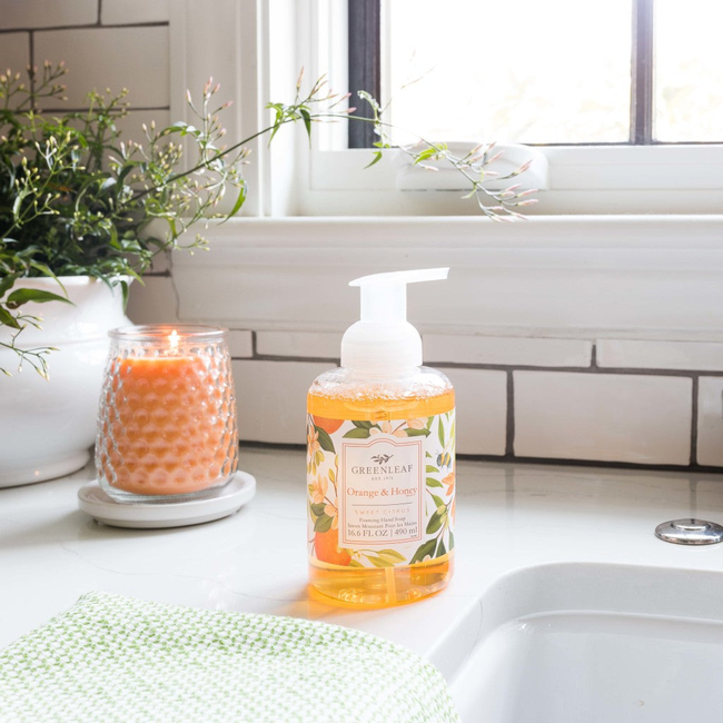 Orange & Honey Foaming Hand Soap-gallery-34501794398392