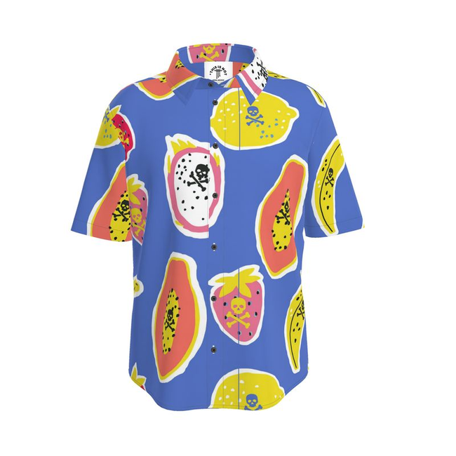 Fruit of the Poisonous Tree Men's Short Sleeve Button Up-gallery-32171576000578