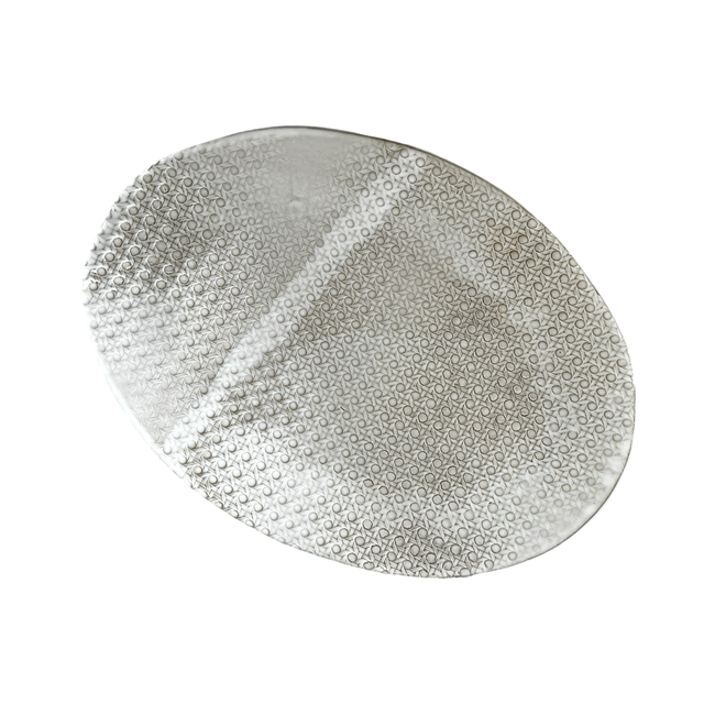 Sandalwood Caned Statement Platter-gallery-36193949221053