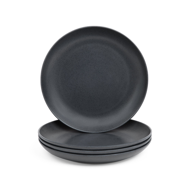Melamine Modern Essentials Tableware (12-Piece Set, 4 Place Settings)-gallery-53875352109428