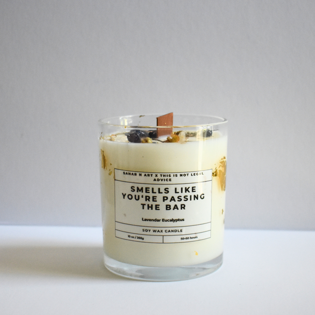 Smell's Like You're Passing the Bar Candle-gallery-33558384738370