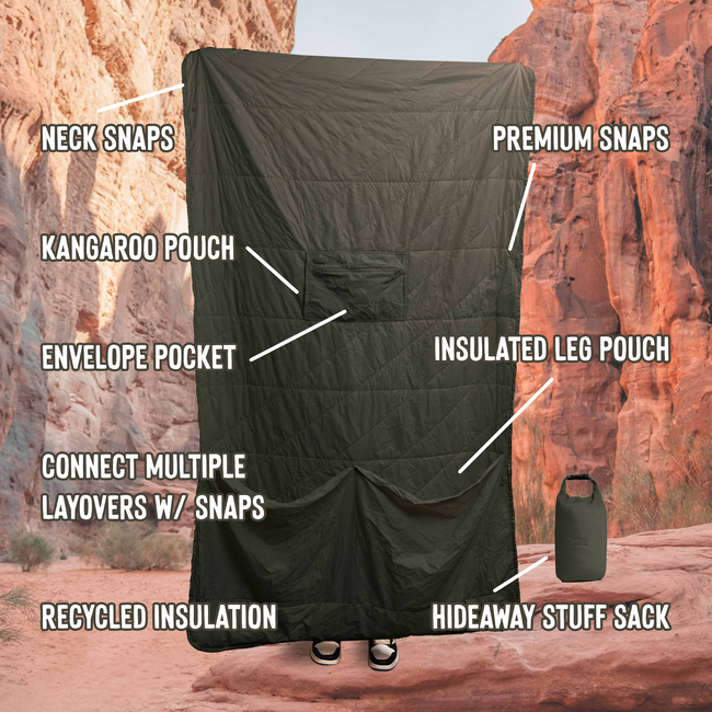 Layover™ XL Travel Blanket - Packable & Puffy | Spruce-gallery-30784842858631