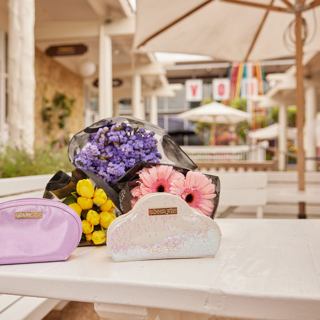 Mermaid Purple Pearl Pouch-gallery-35284264714446