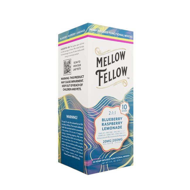 Delta 9 + CBD & CBG Mixers 10pc - Blueberry Raspberry Lemonade-gallery-38665777381582