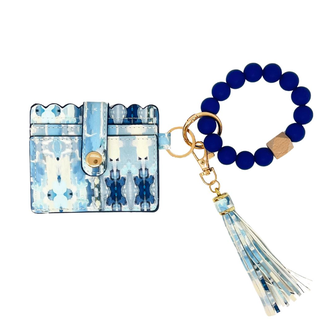 Ocean Breeze Keychain Wristlet Wallet