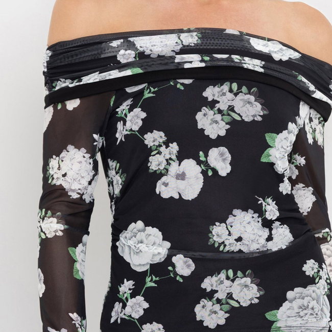 Romeo Floral Mesh Top-gallery-44946126995706