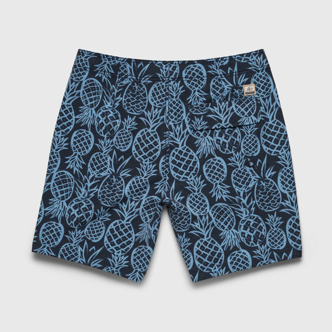 Duke 7.25” Pineapple Boardshort - Blue-gallery-44470656205058