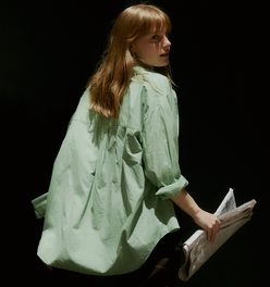 Milla Long Sleeve Button Down Shirt - Mint