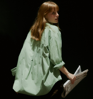 Milla Long Sleeve Button Down Shirt - Mint