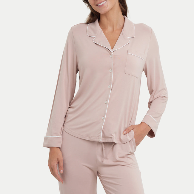 Long Sleeve Bamboo Pajama Set-gallery-41445325373680