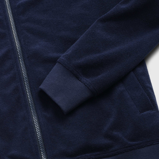 Frank Saltwater Terry Track Jacket - Navy Blazer-gallery-45068476907778
