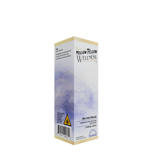 The Rest Blend CBD Tincture - 1500mg - Berry-gallery-37327692333262