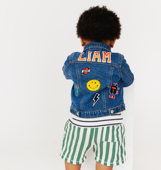 Baby Customizable Denim Jacket- Boys & Girls