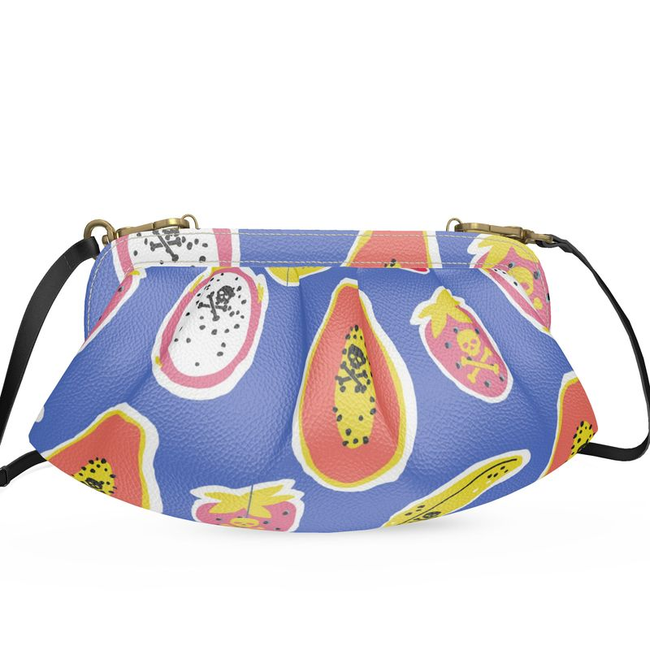 Fruit of the Poisonous Tree Pleated Soft Frame Bag-gallery-32171566760002