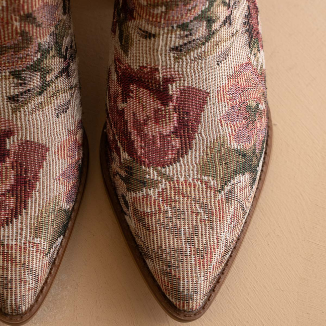 The Karina | Mauve Tapestry Bootie-gallery-38968702828721