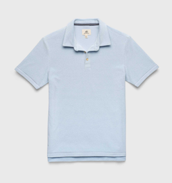 Ryan Saltwater Terry Polo - Skyway Blue