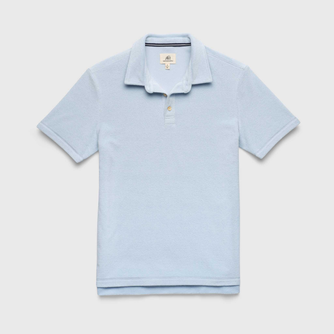 Ryan Saltwater Terry Polo - Skyway Blue