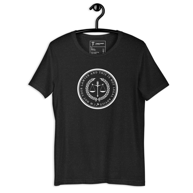 Not Your Lawyer Unisex t-shirt-gallery-33166841348162