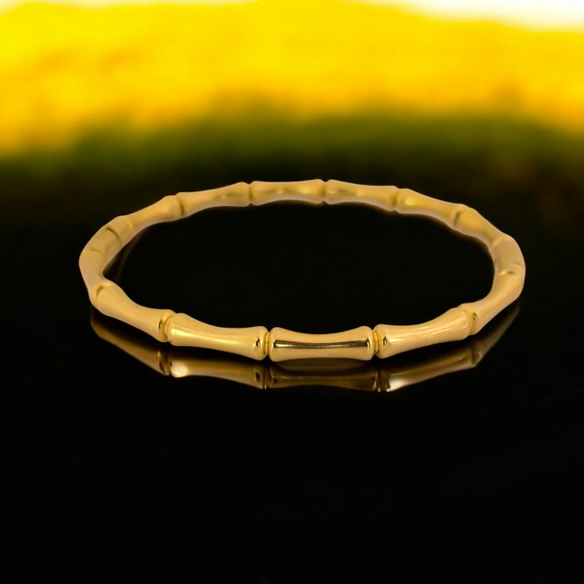 Bamboo Bone Bangle-gallery-42490774716666