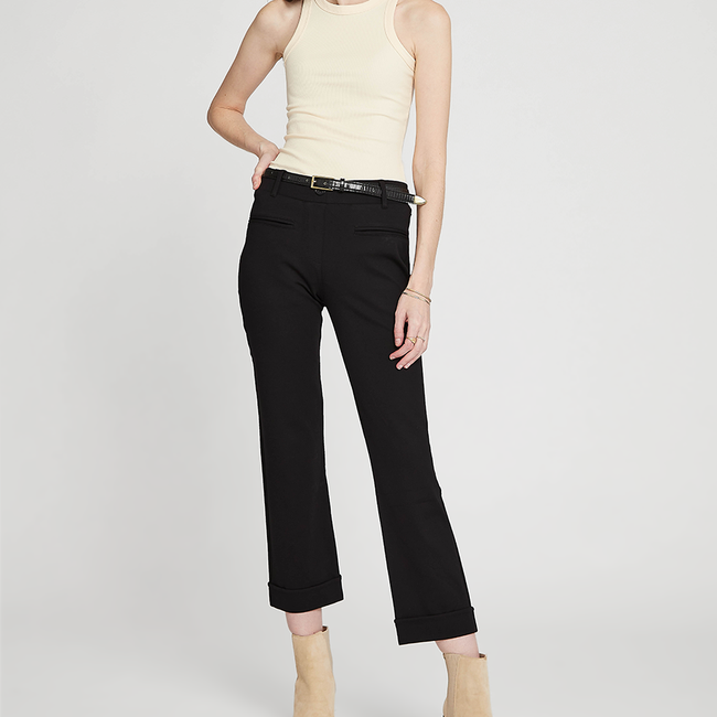 Easy Crop Trouser | Straight (Black)-gallery-39308350554364