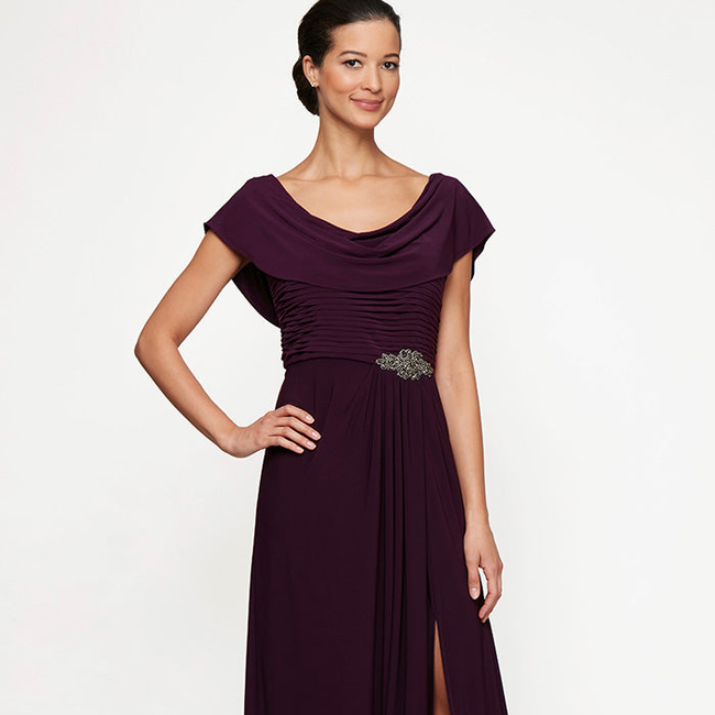 Petite Celeste A-Line Matte Jersey Dress-gallery-42655464521984