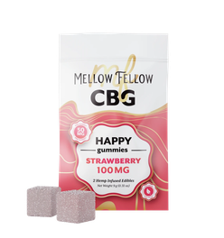 Happy CBG Gummies 100mg - Strawberry