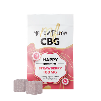 Happy CBG Gummies 100mg - Strawberry