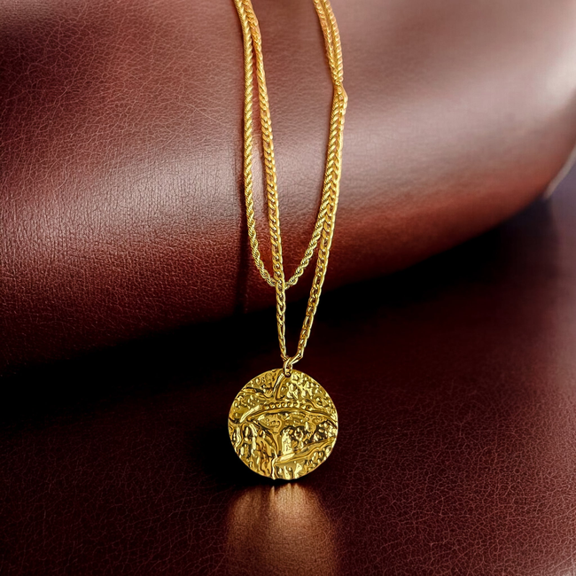 Harmony Disc Layered Necklace-gallery-42502827409658