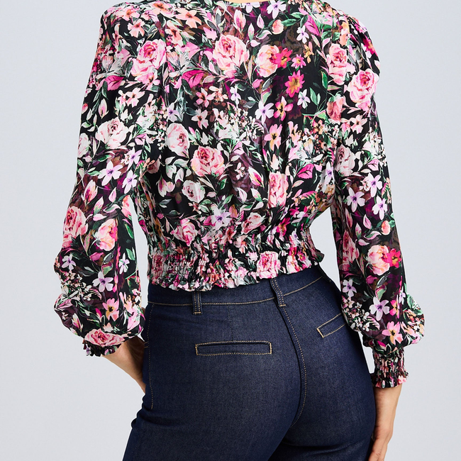 Avanna Floral Wrap Blouse-gallery-43045210390778