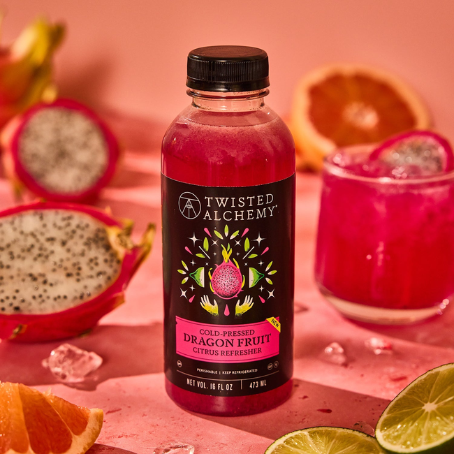 16oz DRAGON FRUIT CITRUS REFRESHER COLD PRESSED-gallery-62841957024111