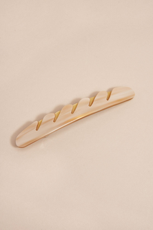 Baguette Barrette in Gold Swirl (Production Sample)