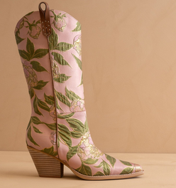 The Tesha | Rose Garden Floral Cowboy Boot