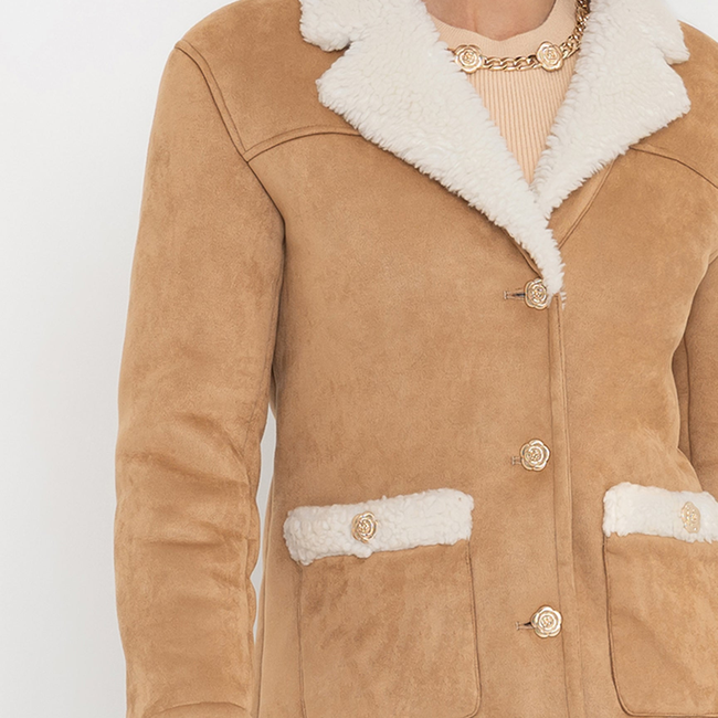 Luvia Faux Shearling Jacket-gallery-44965012242682