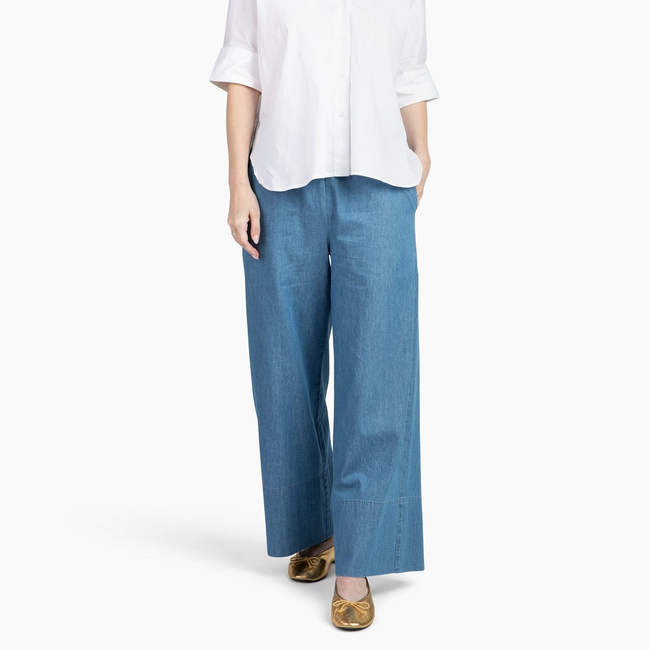 Take Pause Pant - Chambray-gallery-51837142204704